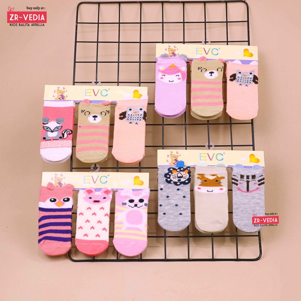 (SATUAN) ANTI SLIP Gemoy Baby Socks 0-12 Month / SNI Tebal Kaos Kaki Bayi Laki Perempuan Kualitas Import Prewalker Kiosbalitaaprillia