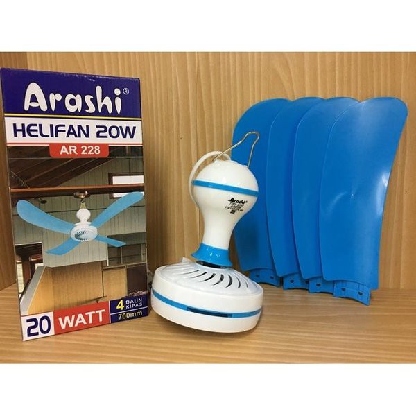 Kipas Angin Gantung Helifan 20W 20Wat 20WATT Arashi AR-228