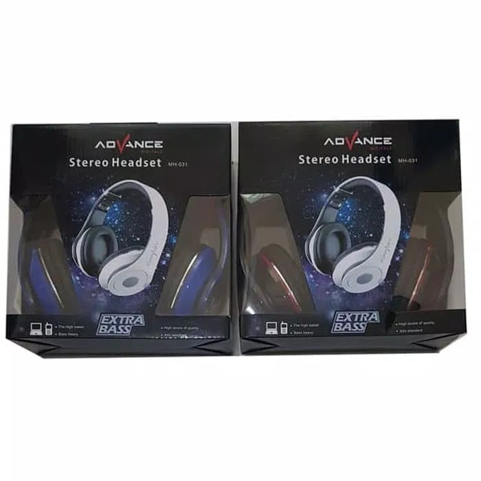 Terlaris HEADSET ADVANCE MH-031 ORIGINAL / MH 031 HEADPHONE STEREO MH031