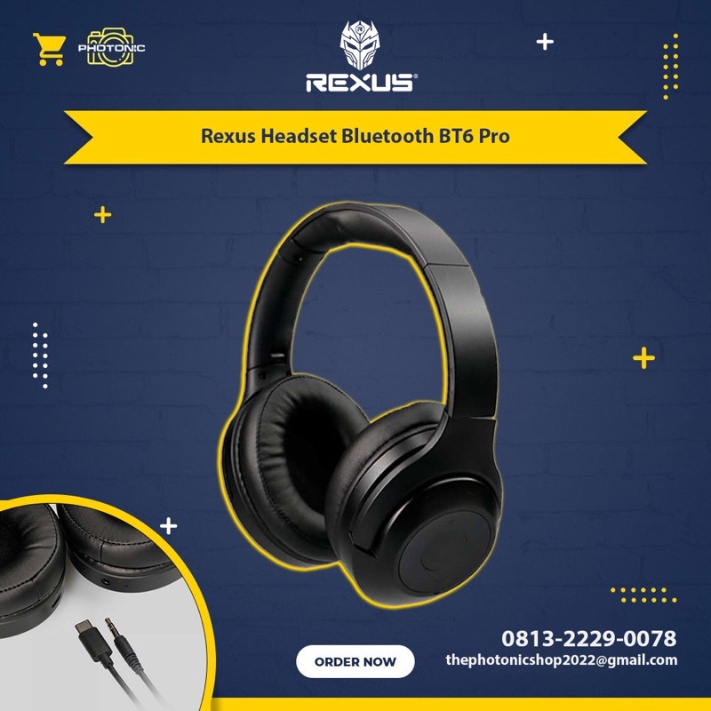 Rexus Headset Bluetooth BT6 Pro