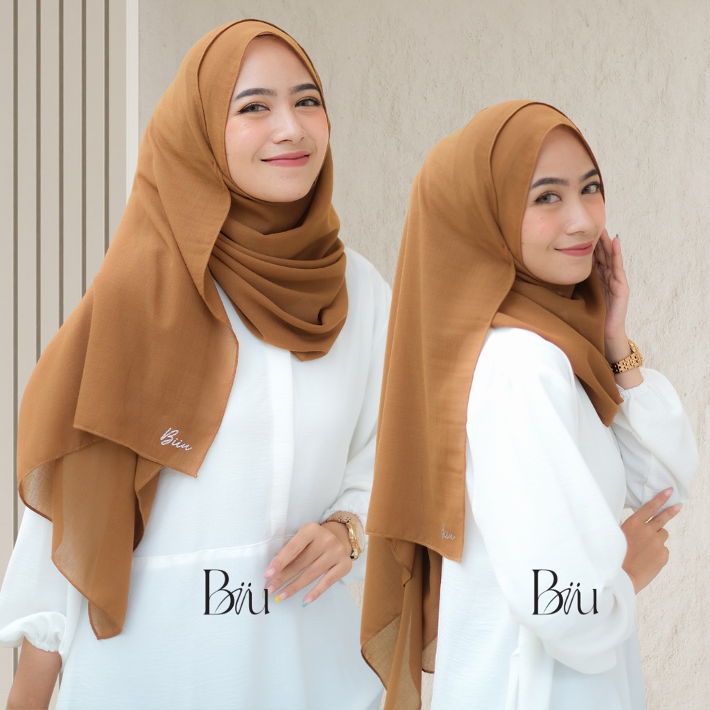 Biiu Pashmina Voal Polos Arabian Premium