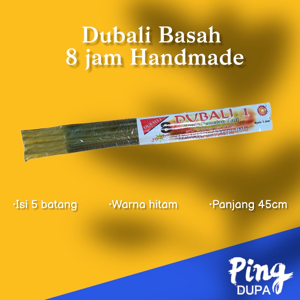 Dupa Hio Dubali 8 jam Handmade dari Bali