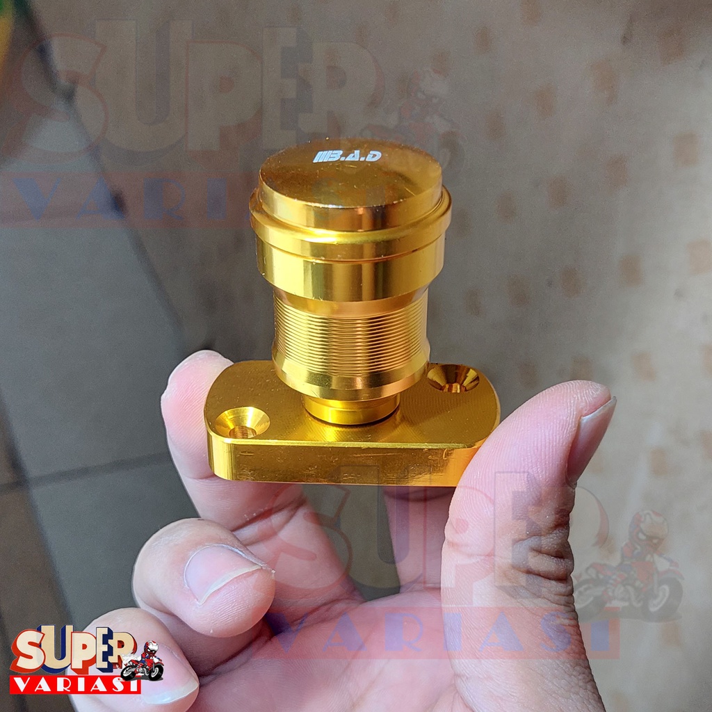 TUTUP MINYAK REM MODEL STEMPEL BAHAN ASLI FULL CNC PRODUK IMPOR  ANTI KARAT TIDAK PUDAR