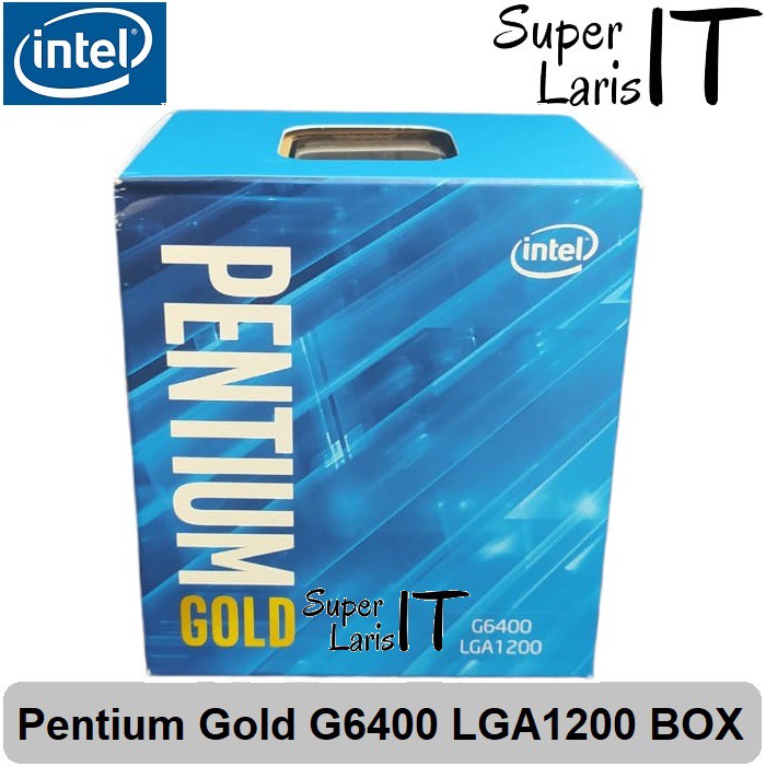 Intel Pentium Gold G6400 LGA1200 Processor BOX