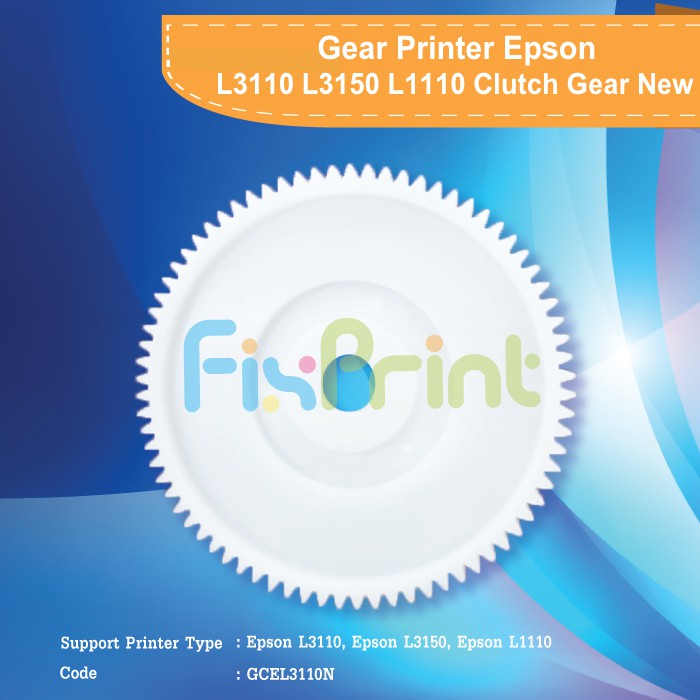 Gear Roller ASF Epson Gir Clutch Spur Printer EcoTank L1110 L1210 L1250 L1256 L3100 L3101 L3110 L3210 L3116 L3150 L3156 L3250 L3256 L5190 L5290 L5296