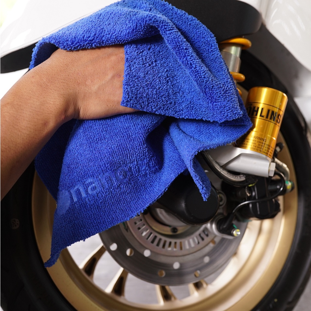 KAIN MICROFIBER DETAILING EDGELESS - nanoTECH PROTECTION - MICROFIBER EDGELESS ULTIMATE WIPE 33X33 380GSM - SUPER PREMIUM QUALITY - DRYING TOWEL EDGELESS - HANDUK MOBIL - KAIN LAP MOBIL - LAP MOTOR - KAIN LAP KENDARAAN - MICROFIBER COATING