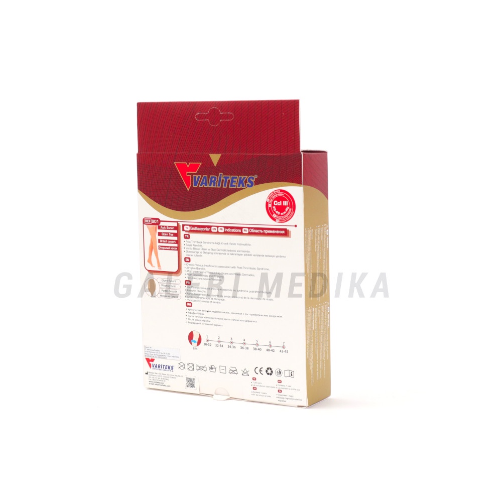 Stocking Varises Variteks 901 Kompresi Berat 30-40mmHg Kelas 3 / High Compression CCL 3 - Stoking Varises