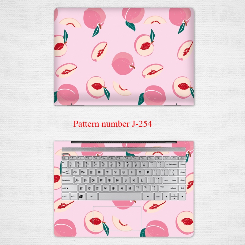 2 Pcs Stiker Pelindung Laptop Notebook Lenovo Ideapad 3 14IIL 14IML 2019 12 13 14 15.6 Inch Motif print Buah