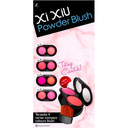 Xi Xiu Powder Blush 2in1 | Blush On isi 2