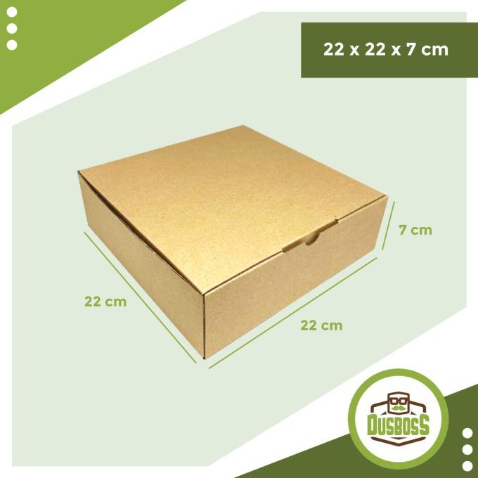

Kardus karton uk.22x22x7 cm --Die Cut dan easy usage--