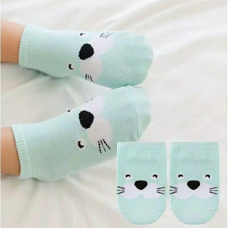 KAOS KAKI BAYI MOTIF KARTUN ANIMAL