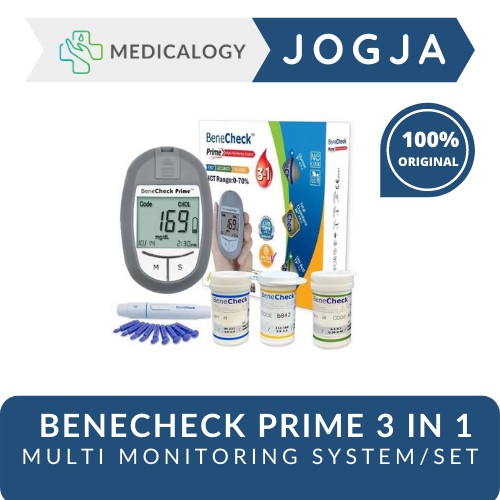Benecheck Prime Alat Tes Darah 3 In 1