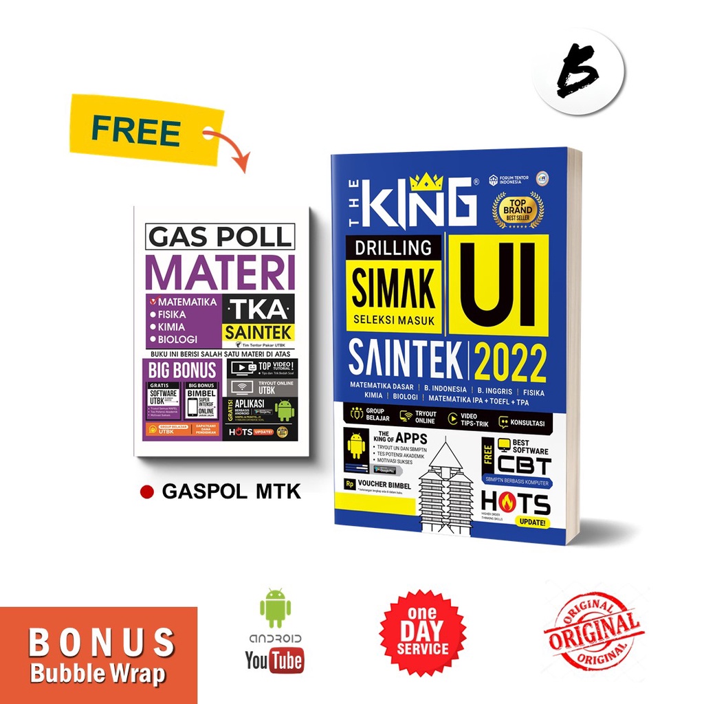 

BUKU THE KING DRILLING SIMAK UI SAINTEK 2022 - FREE BUKU GAS POLL