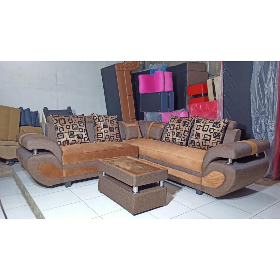 SOFA L / SOFA L KAIN / SOFA BLUDRU / SOFA KAIN BLUDRU / SOFA KAIN SOFT / SOFA RUANG TAMU / SOFA L OS