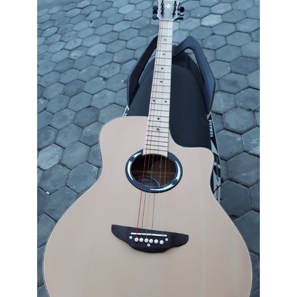 GITAR AKUSTIK YAMAHA APX500 PEMULA FREE PACKING KAYU