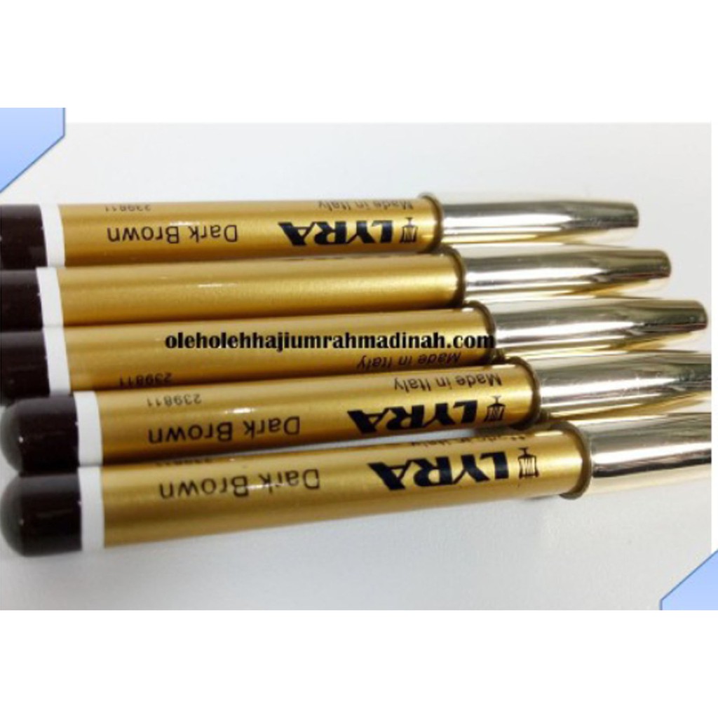 Pensil Alis Pencil Lyra Coklat Hitam Black Brown Murah Grosir