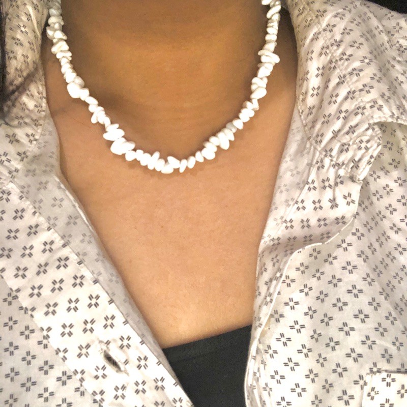 Gempita white / kalung manik / kalung manik manik / kalung monte / kalung korea