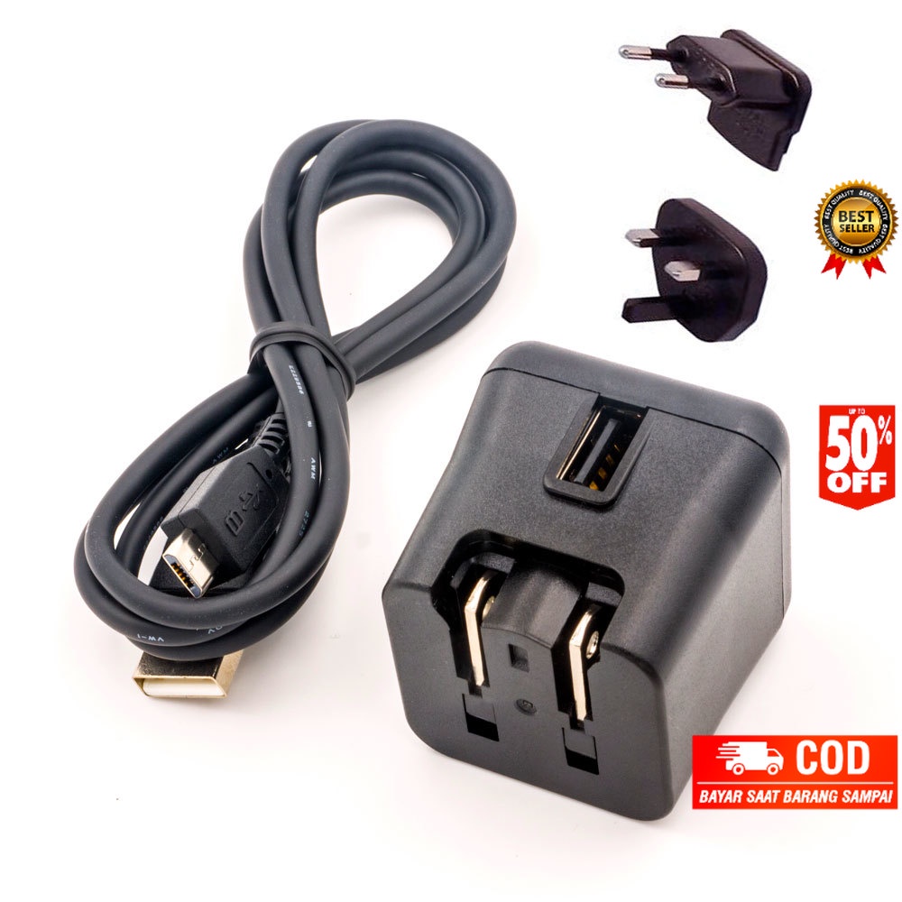 (COD) Ktec Travel Charger USB Port 3A EU US UK