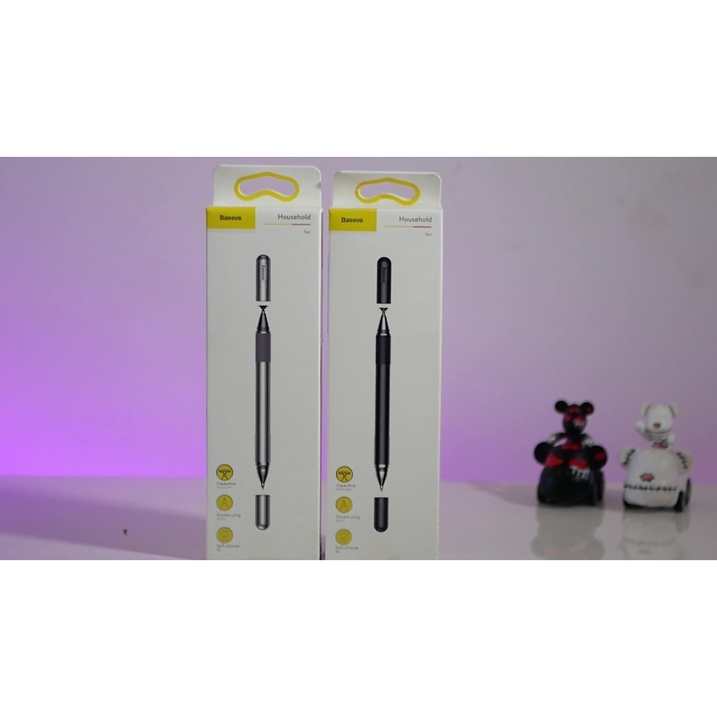 Baseus Sylus pan Universal Bisa semua Headphone dan Tablet Household Pen Stylus 2in1 Original