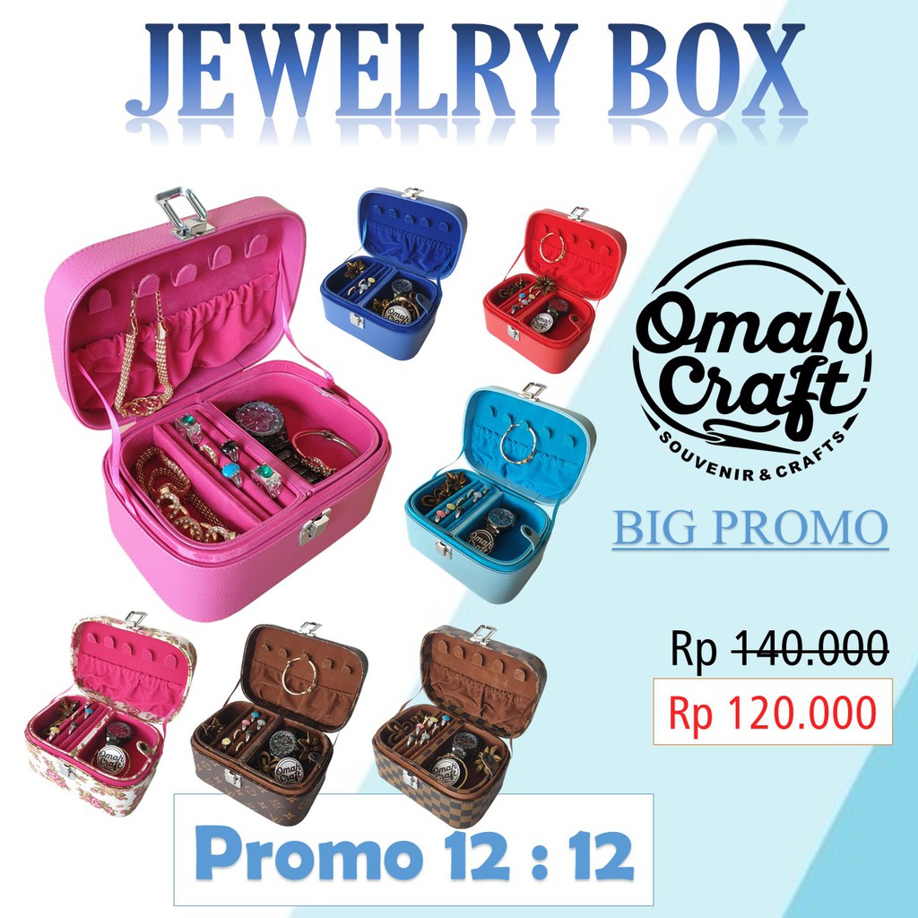 DAMIER Jewelry Box and Acceosries Kotak Tempat Perhiasan &amp; Aksesoris Gelang Cincin Kalung