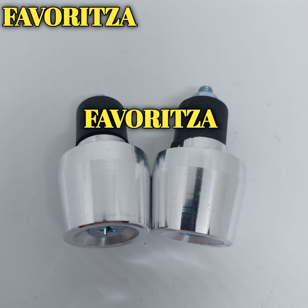 JALU STANG MOTOR CHROME SEPASANG KIRI KANAN BANDUL PCX SILVER MIO LEXI AEROX XRIDE MX KING NMAX BYSO