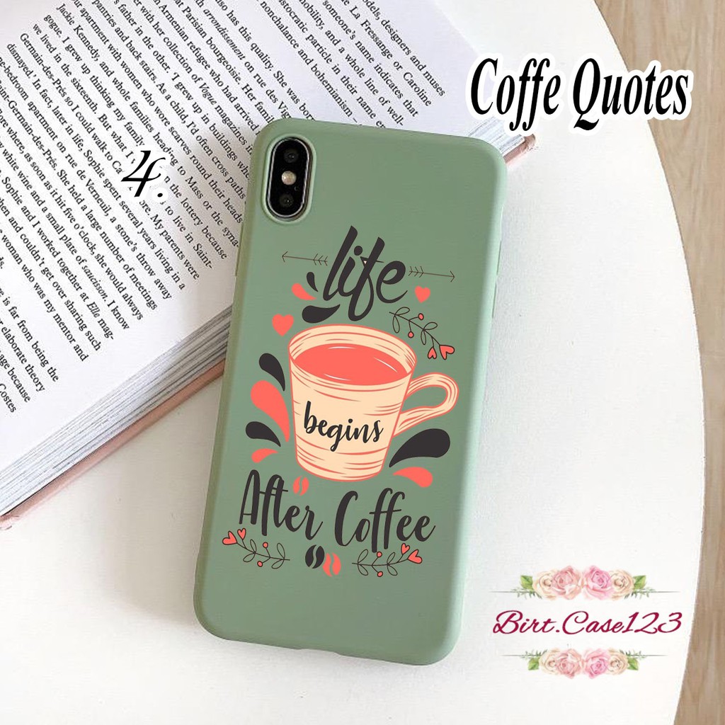 Softcase COFFE QUOTES Oppo A3s A1k A5 A9 2020 A7 F9 A5s A31 A52 A92 A37 A53 A83 F1s F11 Pro BC2694