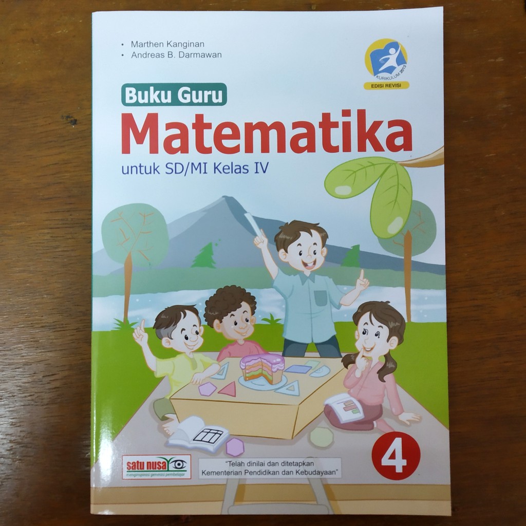 Buku Guru Matematika Sd Kelas 4 Kurikulum 2013 Revisi Marthen Kanginan Shopee Indonesia