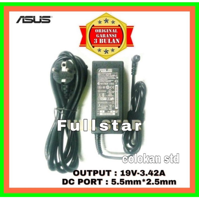 Adaptor Charger Original Laptop Asus  K43SD K43SE  K43Sj K43SR k43SY A45u