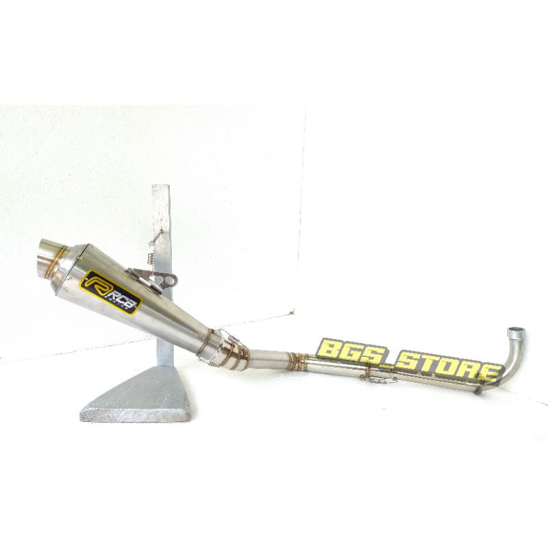 Knalpot RCB kolong buat Supra X 125 . Supra fit . Blade . Revo . karisma dll