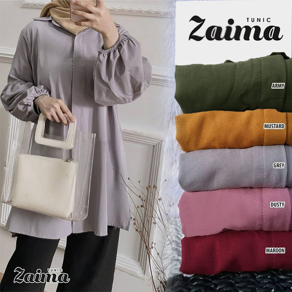 FASHION MUSLIM ATASAN TOP ZAIMA DMR