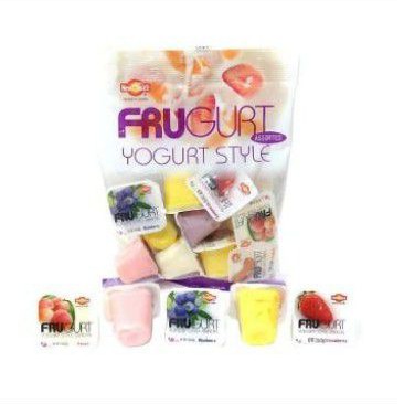 

Frugurt Jeli Puding Aneka Rasa Buah dengan Yoghurt / Jelly Yoghurt 10s