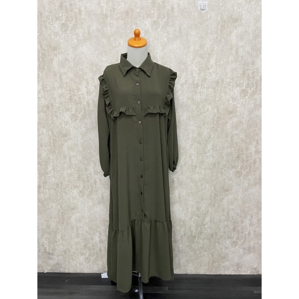 DONNA GAMIS CRINKLE POLOS ALL SIZE FIT XL BUSUI BUMIL FRIENDLY PGMTA