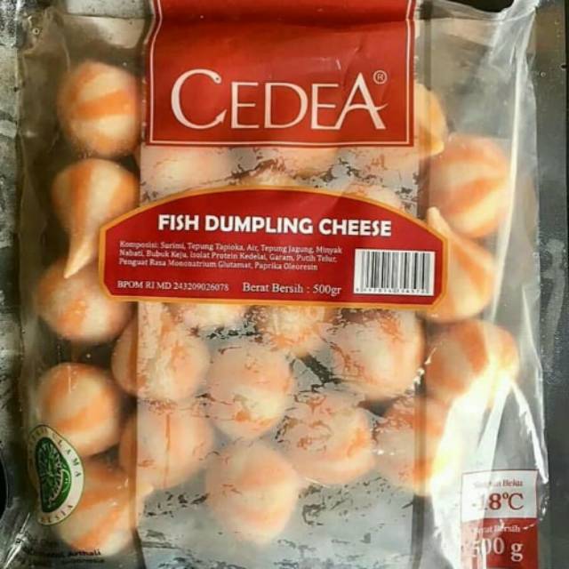 

Cedea Fish Dumpling Cheese / Dumpling Keju 500 Gr