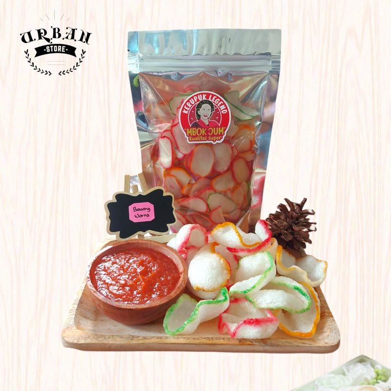 

Kerupuk Mentah Bawang Warna - Krupuk Mentah