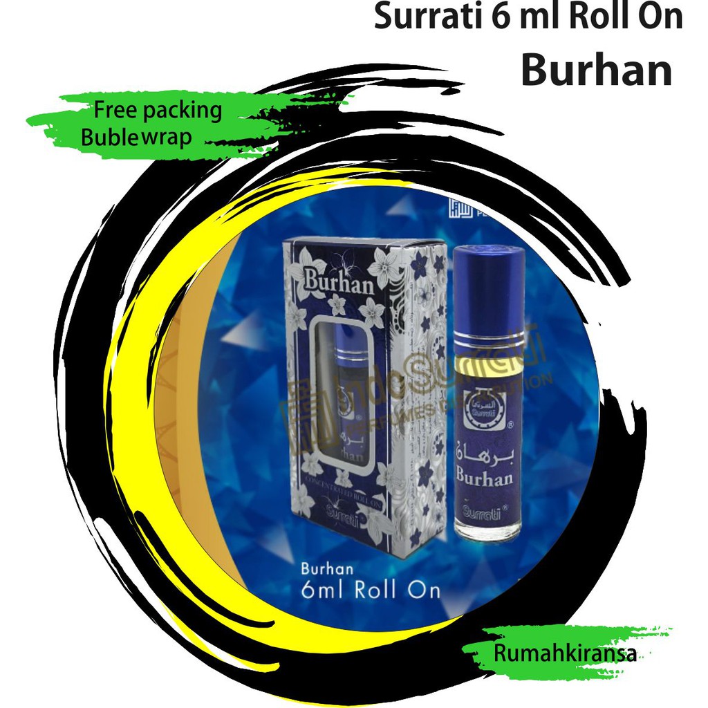 Parfum BURHAN 6ml Roll On | Parfum Surrati | Surrati Perfumes | Bibit Minyak Wangi