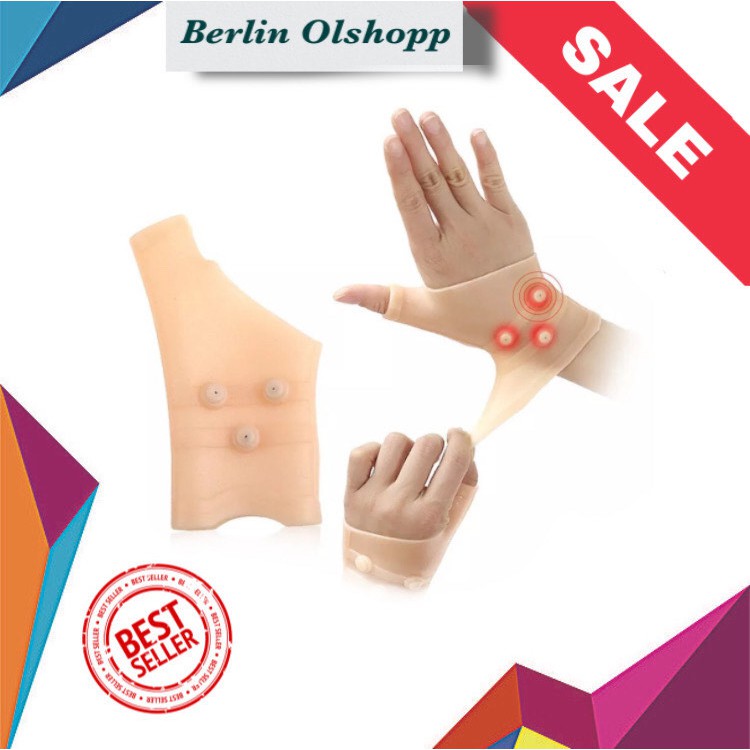 Hand Protector Magnet - Pelindung Pergelangan Tangan Silikon Magnetic