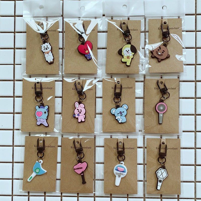 Gantungan kunci kpop EXO BTS BT21 Blackpink