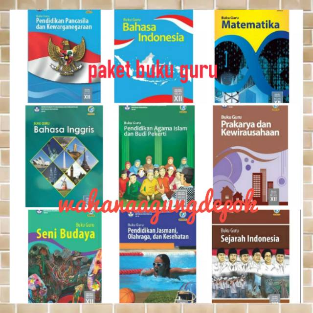 Sepaket buku guru dikbud sma kelas 12