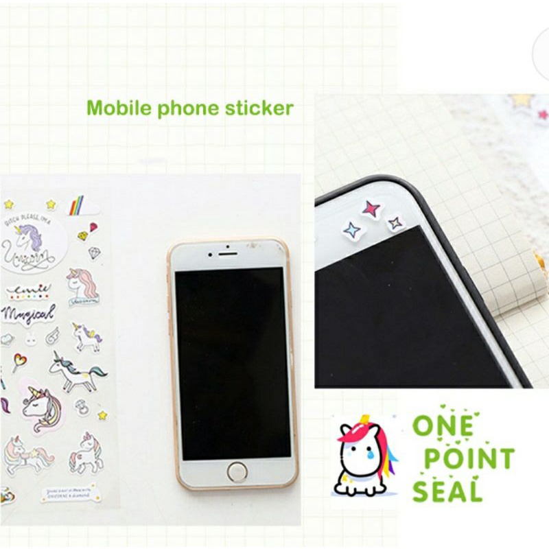 

Sticker Unicorn untuk Diary / Buku / Jurnal / Handphone / Dekorasi