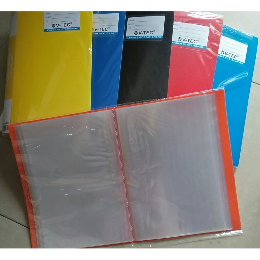 

V-Tec Document Keeper Ukuran F4 VT-F100FL/NC Isi 100 Lembar / Display Book 100 Lembar