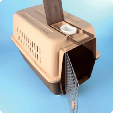 Pet Cargo Pet Carrier Besar - Cokelat