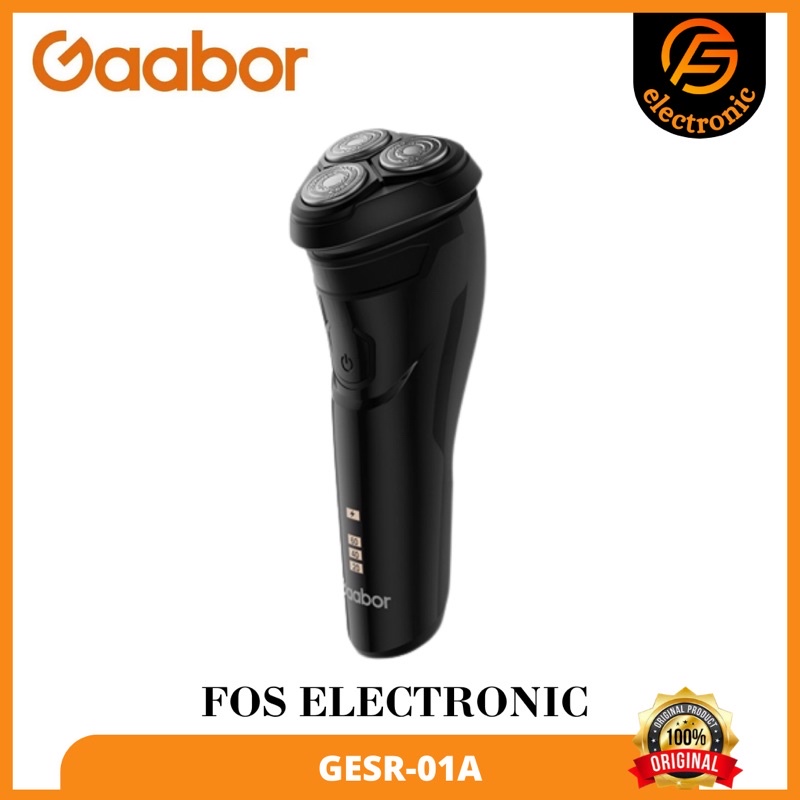 Gaabor Alat Cukur Kumis Jenggot Elektrik Shaver Portable Pisau Timbul 3D /GESR-01A