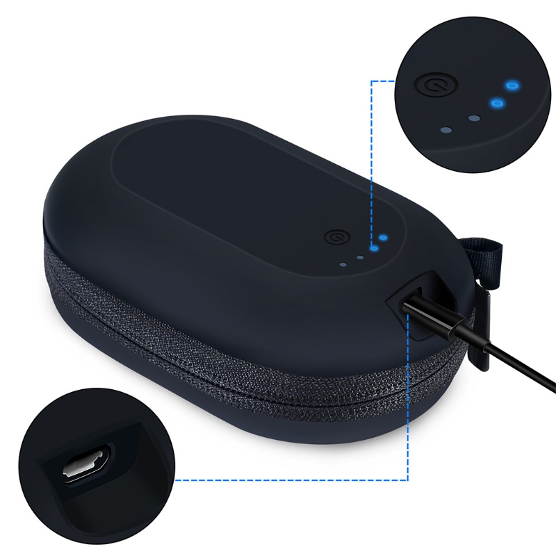 Bt EVA Earphone Penyimpanan Untuk Case Luar Ruangan Portabel Silikon Lembut Pelindung Shockproof Pengganti Charging Box