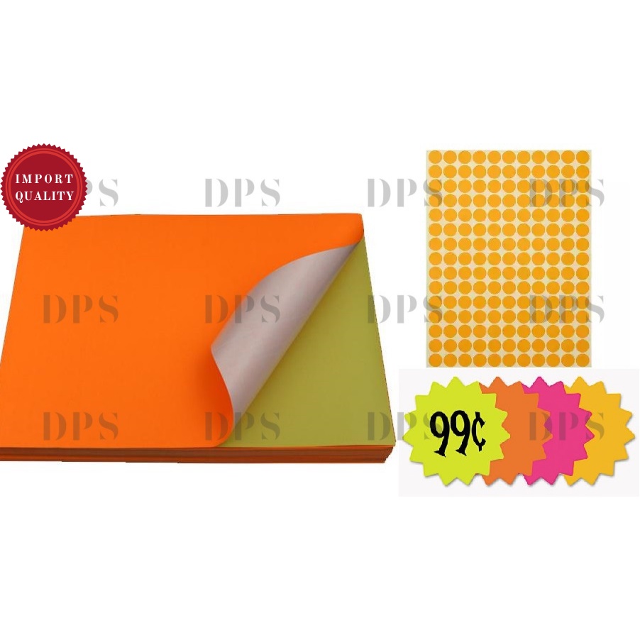 

Kertas Stiker Removable Orange ROLL 107cm x 100m Stabilo