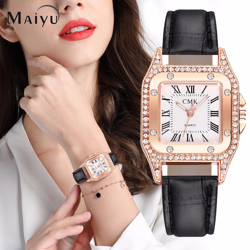 Jam Tangan Wanita A0150 INS Student Korean Style Simple Fashion Trend Casual Female Watches