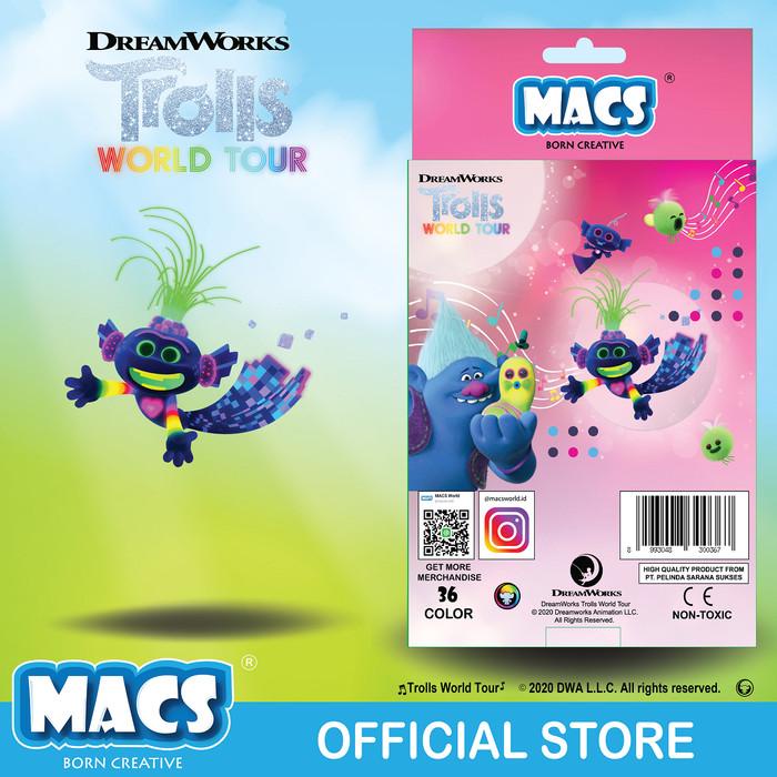 

Pensil Warna Trolls World Tour MACS 36 Color Pencil Best Seller