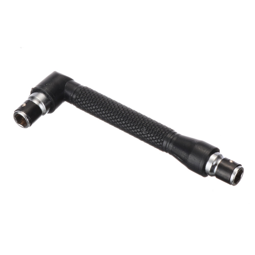 Kunci Pas Dual Head Socket Wrench Screwdriver 1/4 Inch 6.35 mm L Shaped - 3058