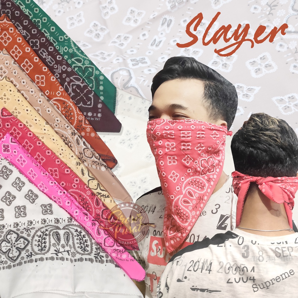 Slayer Bandana Masker Motif Batik Unisex