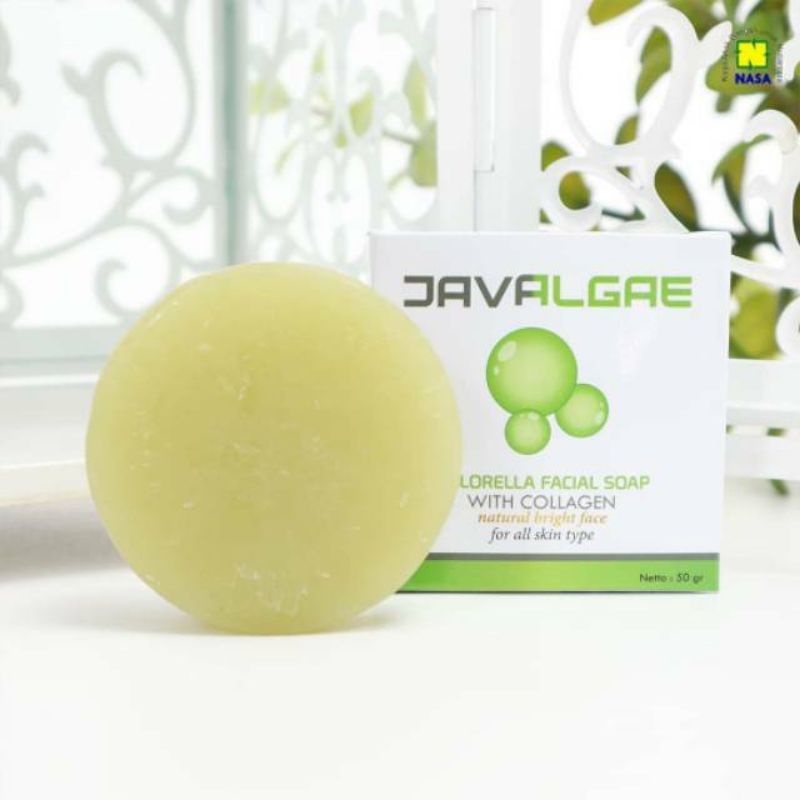 Javalgae nasa sabun collagen Facial foam collagen  nasa sabun perawatan wajah murah facial collagen
