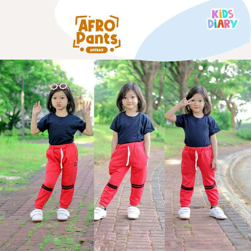CELANA AFRO UNISEX COWOK CEWEK BY KIDS DIARY